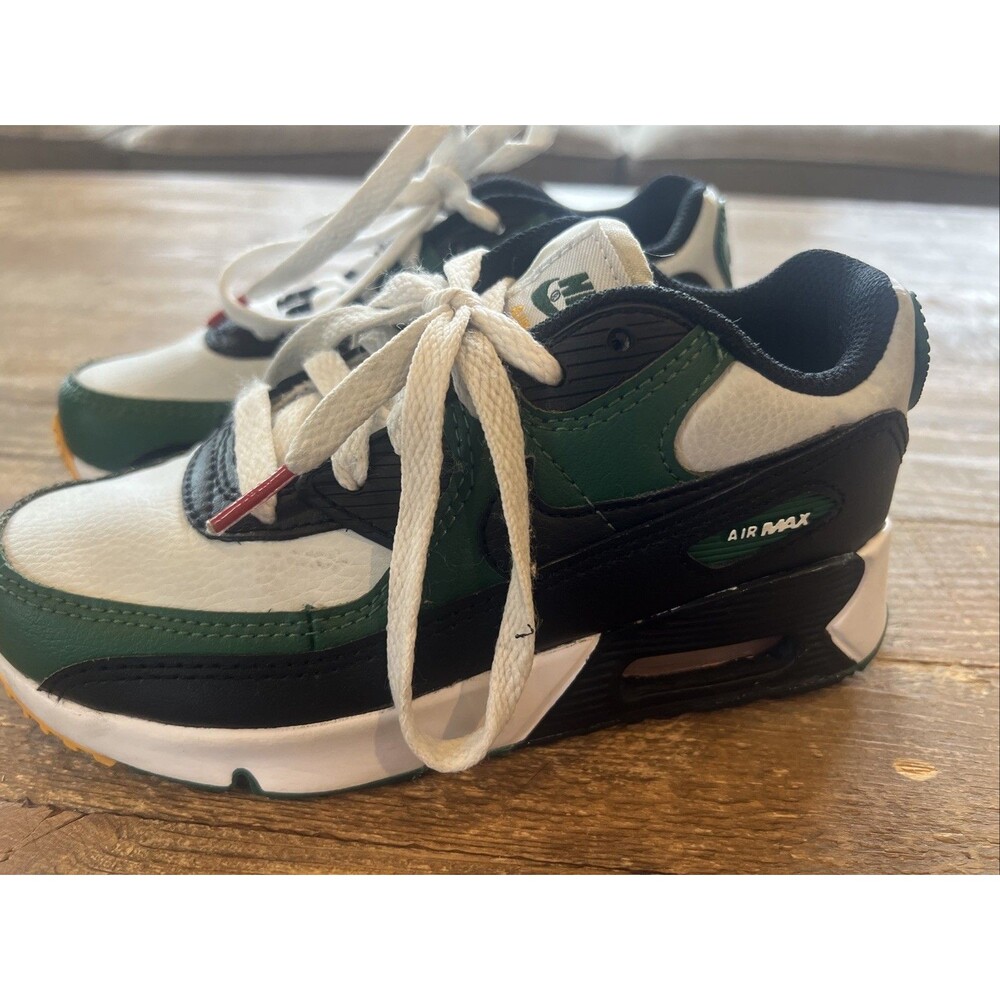 Nike CD6864-020 Air Max 90 GS ‘Gorge Green’ Sneakers Size 13C Youth